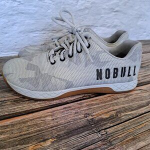 NoBull Grey Camo athletic training shoes Mens 9 Women's 10.5